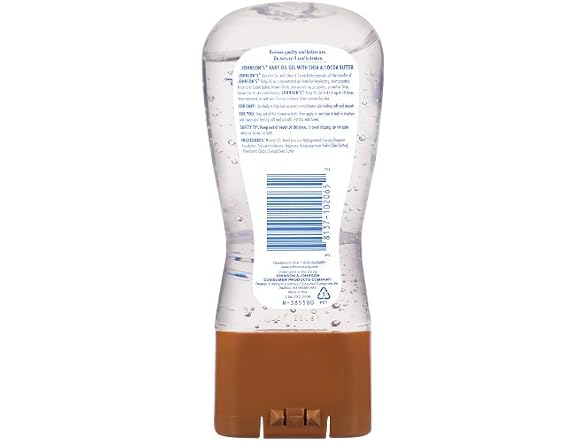 Johnsons Baby Oil Gel Shea and Cocoa Butter 6.5oz