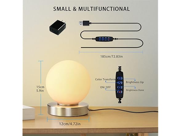 Jomshine Dimmable LED Table Lamp