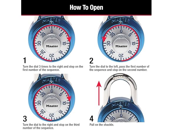 Master Lock Master Lock 1561DAST Locker Lock Combinati