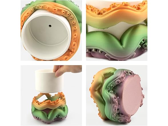 Tentacle Flower Pot Drainage Hole