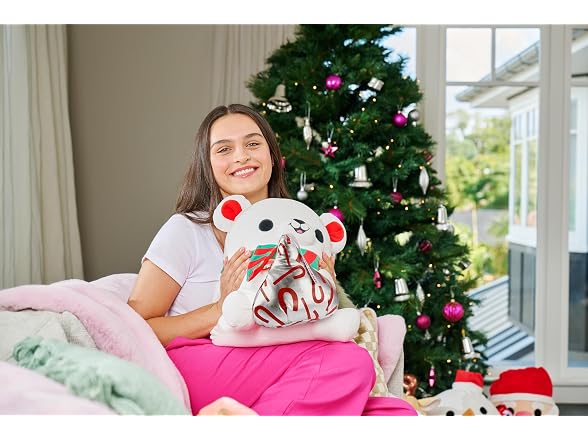 Snackles Christmas Snowman & Chupachups 14 Inch Plush