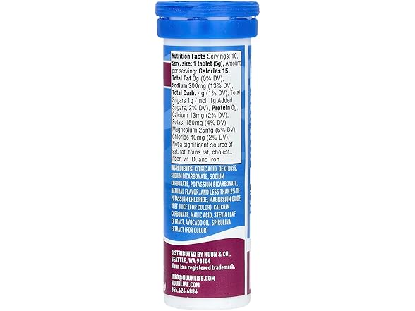 Nuun Active, Tri Berry, 10 ct