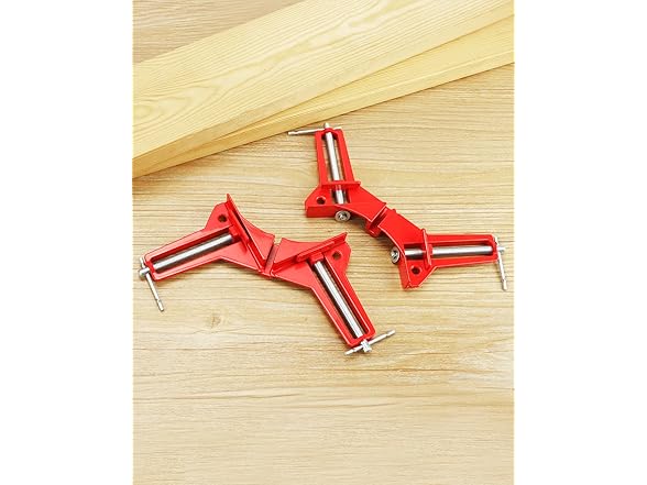 90° Corner Clamp 8Pk Aluminum Red