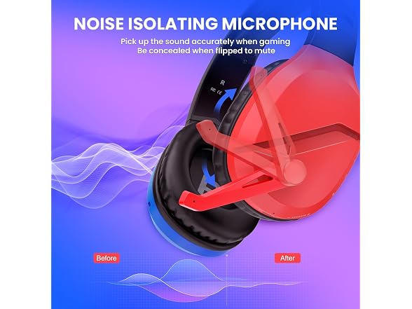 WolfLawS Wireless Gaming Headset with Mic