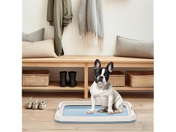 IRIS USA Pee Pad Holder, Fits 17x23 Pads, Blue
