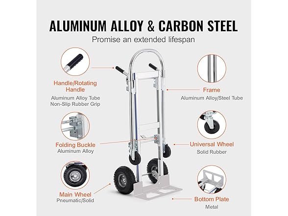 VEVOR Aluminum Hand Truck