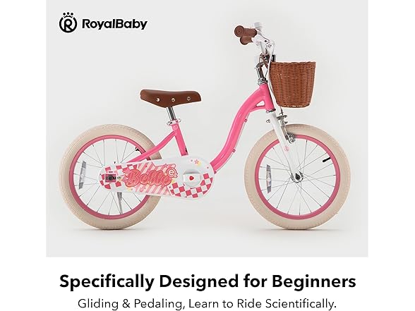 RoyalBaby Girls Belle EZ Bike Balance - Gallery 9