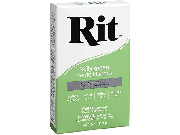 Rit Dye 3-32 11749 Powdered Fabric Dye, Kelly Green