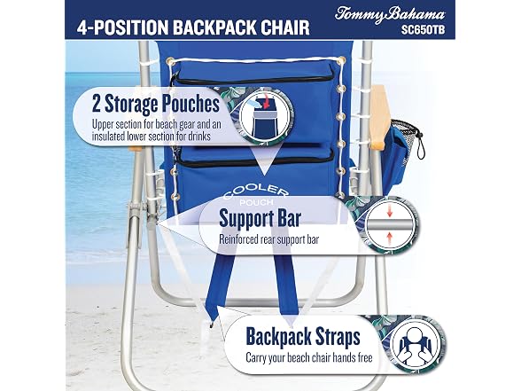 Tommy Bahama Hi-Boy Beach Chair