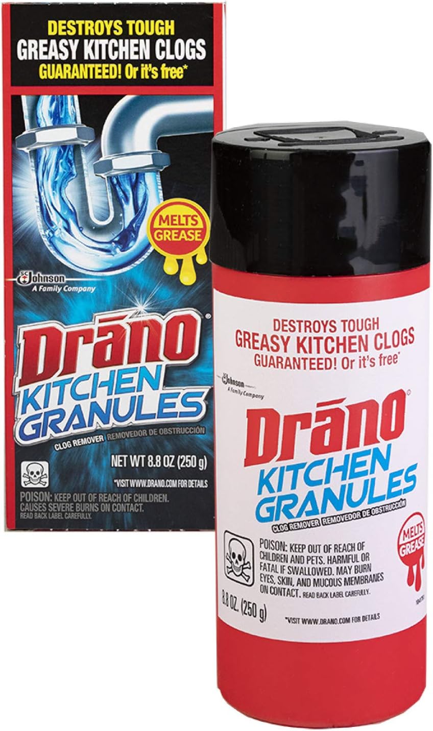 DRANO Kitchen Granules, 8.8OZ, Pack of 2 - Gallery 4