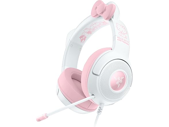 Razer Kraken Kitty V2 USB Wired Headset Hello Kitty Edition