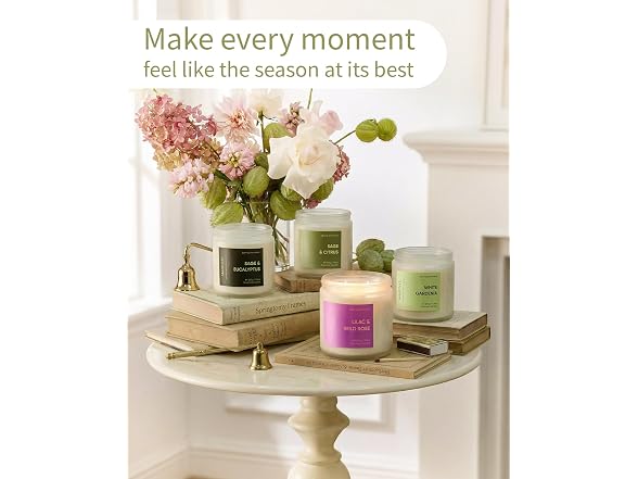 Scented Candle, 70-Hour Burn Time
