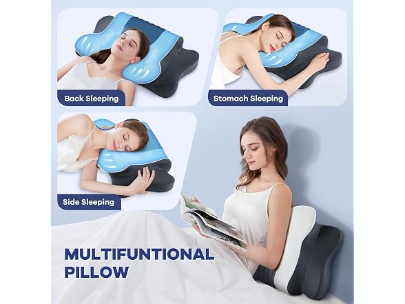 DONAMA Cervical Neck Pillow 27"×16"