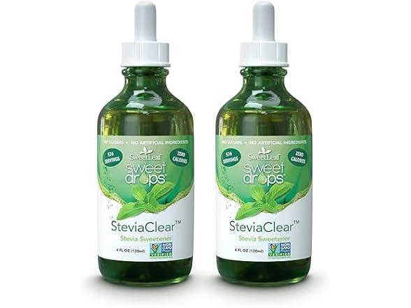 12PK SweetLeaf Sweet Drops - Flavored Stevia