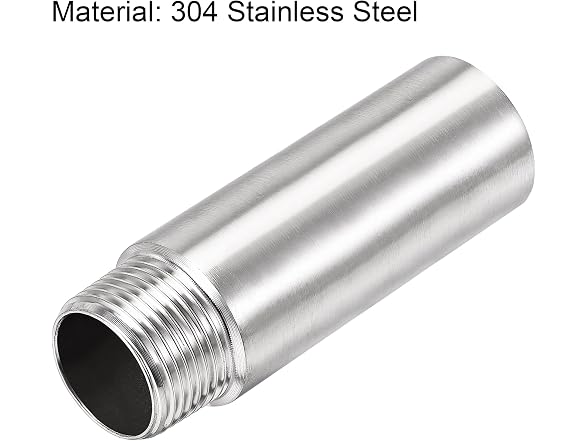 uxcell Shower Head Extension Arm SS 3/4PT