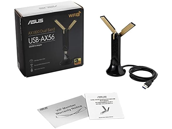 ASUS WiFi 6 AX1800 USB WiFi Adapter (USB-AX56)