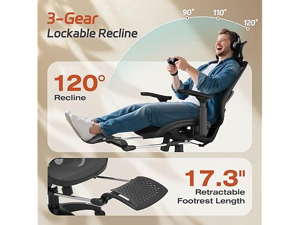 NexHut office chair with lumbar support