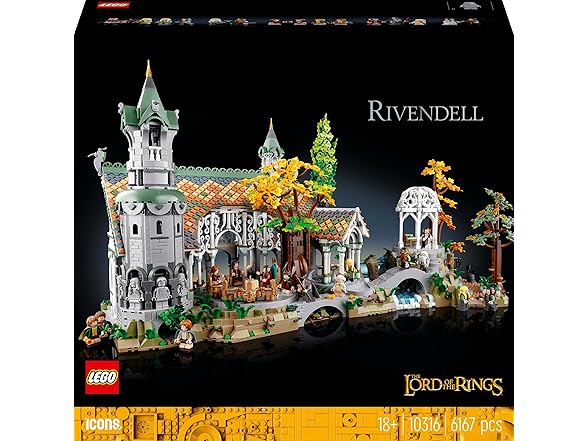 LEGO Icons Rivendell Building Model Kit