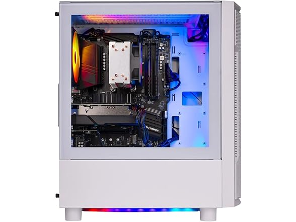 Skytech Gaming Archangel Desktop PC, Ryzen 5 5500 3.6 GHz (4.2GHz), NVIDIA RTX 3050 6GB, 1TB NVMe SSD, 16GB DDR4 RAM 3200, 650W Gold PSU, Wi-Fi, Win 11 (Open Box)