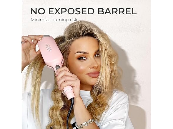 3-Barrel Hair Waver Curling Iron 