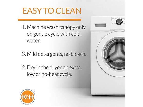 K&H Elevated Dog Cot Canopy, Small Tan