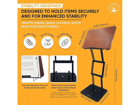 Dr. Shtaygen Reading Stand Book Holder