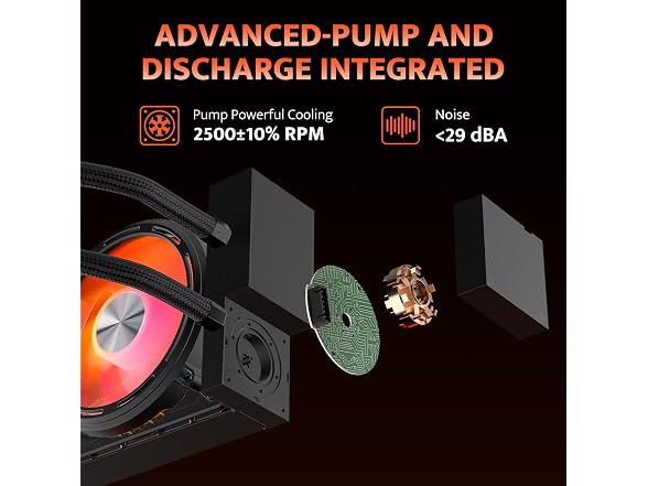 darkFlash DE360 AIO Liquid CPU Cooler