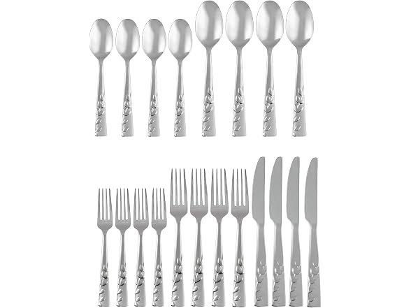 Cambridge Blossom Sand 20-Piece Flatware Set