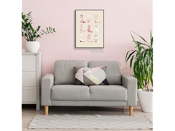 mifyuibytr Preppy Cowgirl Boots Print