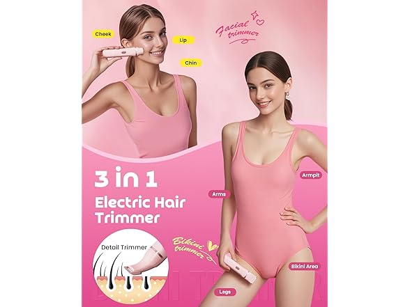 Dovety bikini trimmer for women
