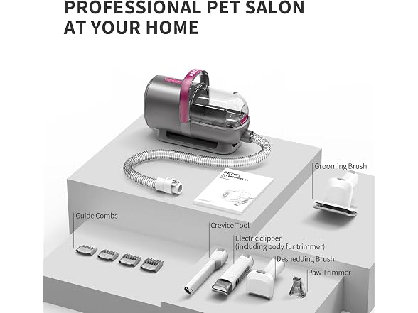 PETKIT Pet Grooming & Dog Hair Vacuum Kit