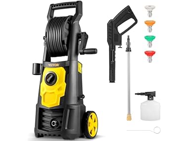 $69.99, Was $189.99, 63% Off! VEVOR Electric Pressure Washer, 2000 PSI 1.65GPM dealfomo