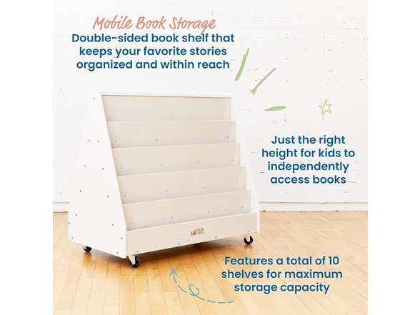 ECR4Kids Double-Sided Mobile Book Display