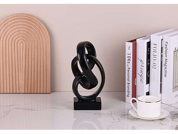Modern Abstract Knot Sculpture