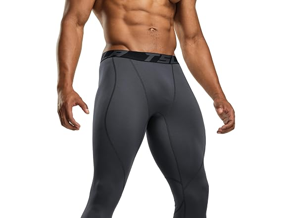 Tsla Men (M) Winter Baselayer Bottoms Pants