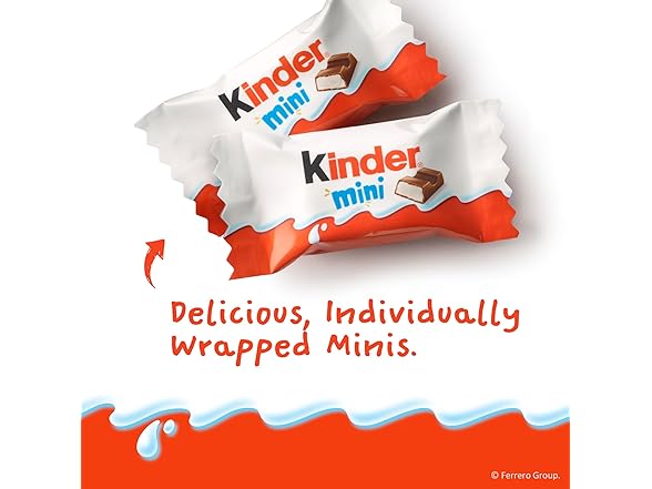 Kinder Choc Mini Bars Milky Filling 29oz