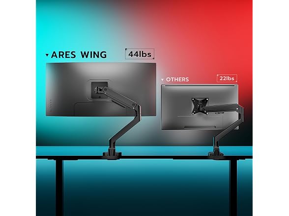 ARES WING 17" to 49" Ultrawide Monitor Arm