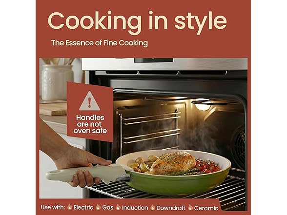 Pots and Pans Set Non Stick Ceramic-Granite – 14-Piece