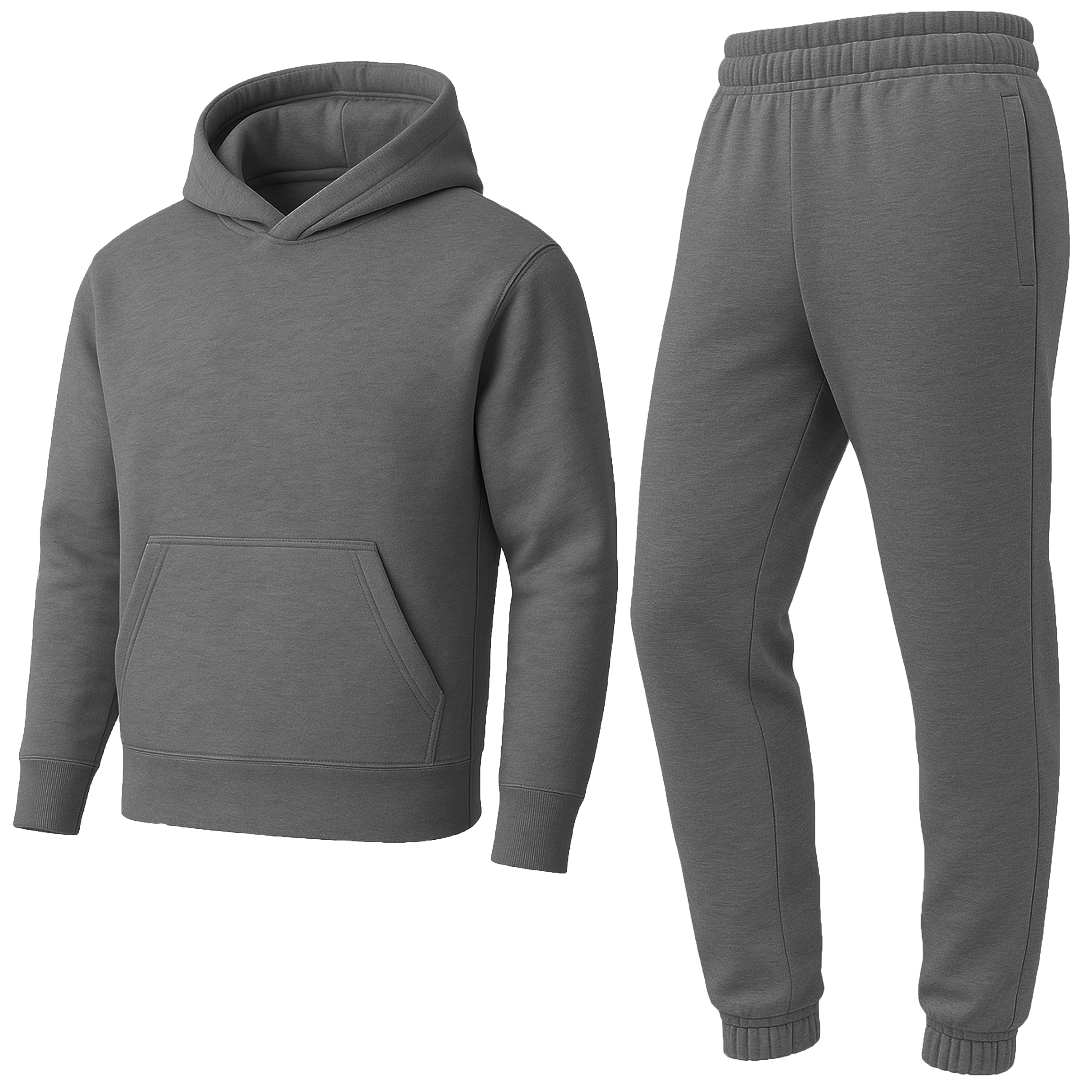 Mens Fleece-Lined Classic Hoodie/Jogger Set - Gallery 31