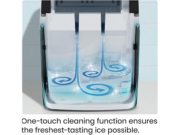 ICEMAN Dual-Size Ice Maker Countertop - Portable