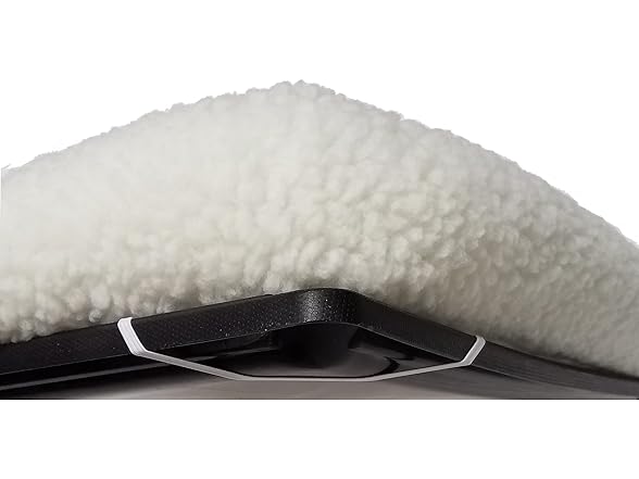 MidWest Homes for Pets 24L-Inch White Fleece Dog Bed