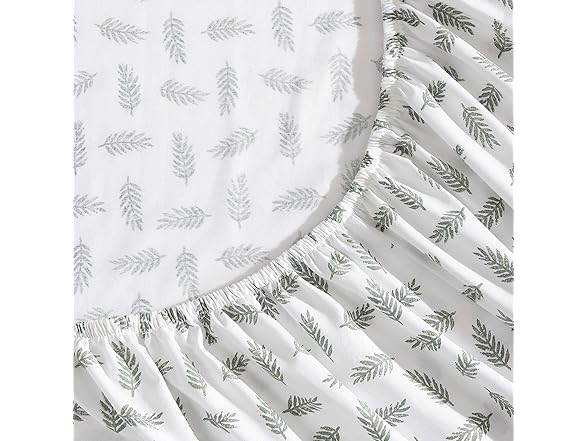 Eddie Bauer Twin Sheet Set, Laurel Leaves