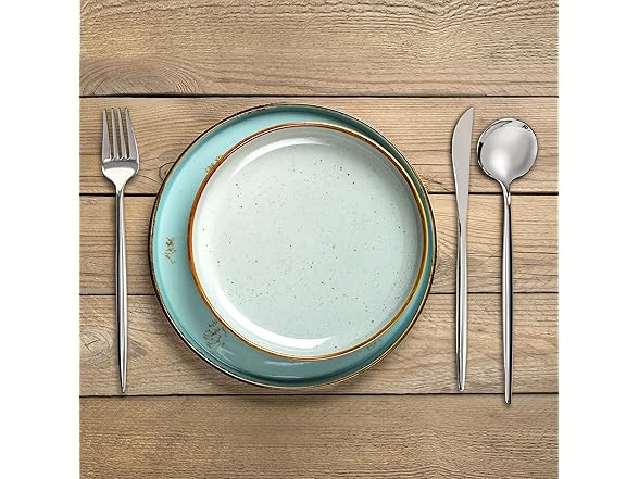 Hampton Forge Zephyr Mirror Flatware Set 18/0 20Pc