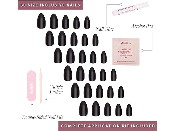 Glamnetic Press On Nails - Boba