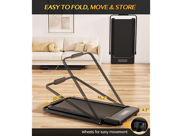Bifanuo 2 in 1 Folding Treadmill