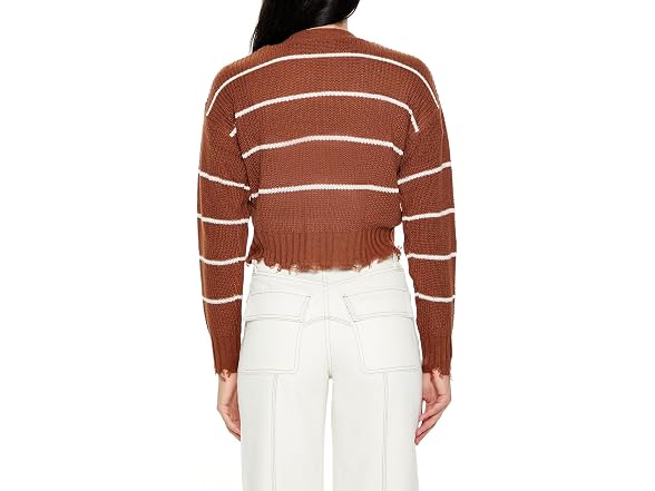Forever 21 (L) Pinstriped Cardigan Sweater