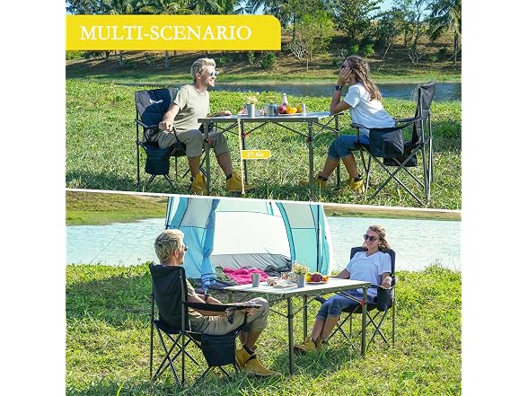 KingCamp Compact Aluminum Alloy Folding Table