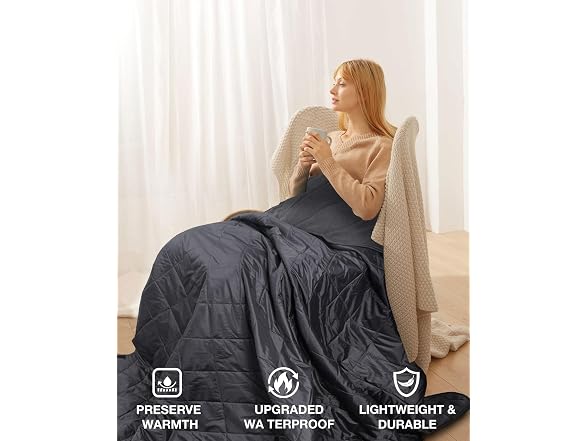 DUKUSEEK Waterproof Stadium Blanket NO HOOD - Gallery 2