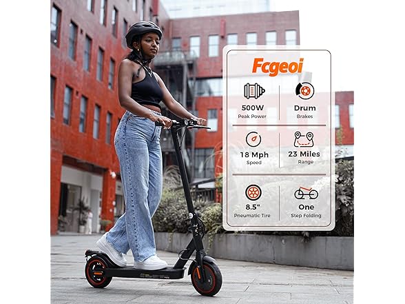 Fcgeoi Electric Scooter | WT MAX | 500W - Gallery 2
