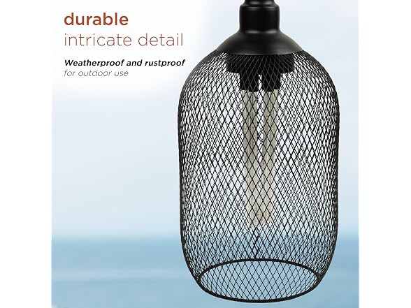 Alpine Corporation 12" Tall Hanging Solar Powered Lantern